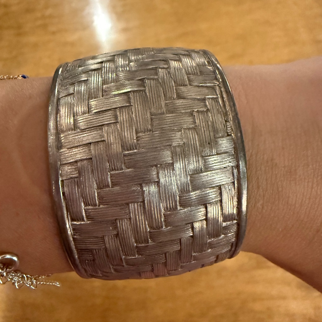 Sundance Silver Woven Bracelet 100$